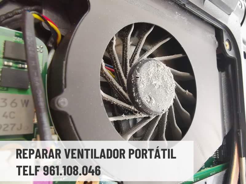 Reparar ventilador portátil en valencia